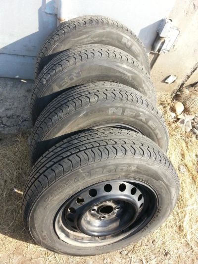 Лот: 5371478. Фото: 1. Комплект колес Nexen 185\70... Шины на дисках