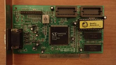 Лот: 8690950. Фото: 1. Видеокарта PCI S3 Trio64V2/DX... Видеокарты