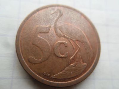 Лот: 21241402. Фото: 1. ЮАР 5 центов 2009. Африка