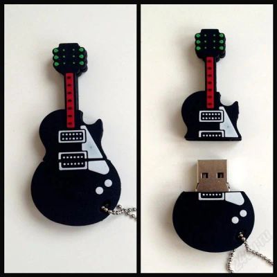 Лот: 2757966. Фото: 1. Флешка меломана "Гитара" на 16... USB-флеш карты