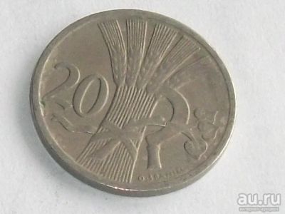 Лот: 13207571. Фото: 1. Монета 20 геллер Чехословакия... Европа