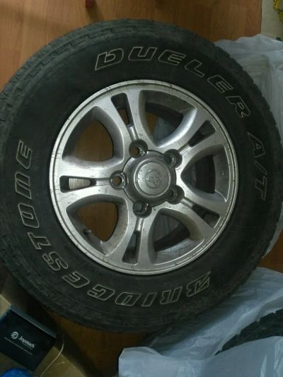 Лот: 11308856. Фото: 1. Колеса Toyota Land Cruiser 100... Шины на дисках