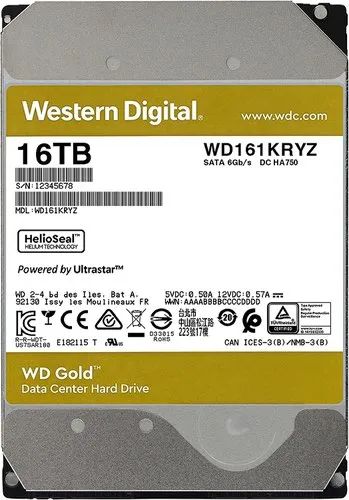 Лот: 19668237. Фото: 1. HDD WD Gold 16 tb (Жесткий диск... Жёсткие диски (HDD)