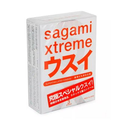 Лот: 19966638. Фото: 1. Презервативы Sagami Xtreme 0.04мм... Презервативы