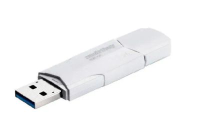 Лот: 20885246. Фото: 1. USB Flash SmartBuy CLUE 32GB белый... Карты памяти