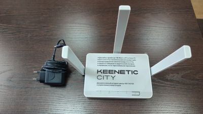 Лот: 20513391. Фото: 1. Роутер Keenetic City KN-1510. Маршрутизаторы (роутеры)