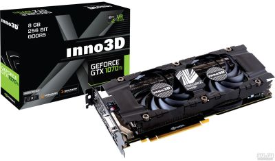 Лот: 13876062. Фото: 1. Inno3D GeForce GTX1070Ti 8Gb 256Bit... Видеокарты