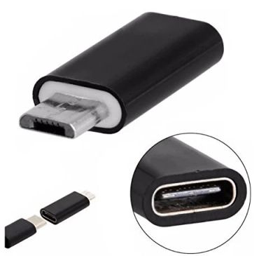 Лот: 15133742. Фото: 1. Переходник OTG (microUSB - TYPE-C... Дата-кабели, переходники