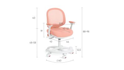 Лот: 25585545. Фото: 1. Детское кресло Tetchair Rainbow. Столики, стулья, парты