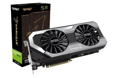 Лот: 12306834. Фото: 1. GeForce GTX palit 1070 jetstream. Видеокарты