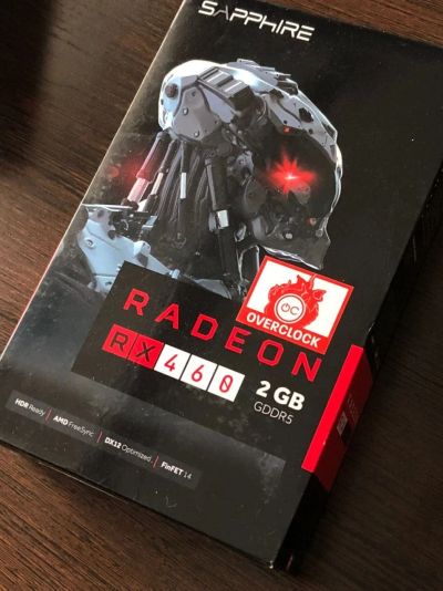 Лот: 16880587. Фото: 1. Коробка от rx 460 sapphire. Другое (компьютеры, оргтехника, канцтовары)