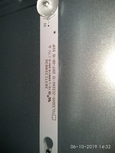Лот: 14763851. Фото: 1. led string TCL32D05-ZC22AG-13... Запчасти для телевизоров, видеотехники, аудиотехники