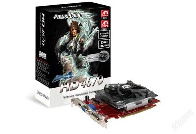 Лот: 788472. Фото: 1. Видеокарта Radeon HD 4670 PowerColor... Видеокарты