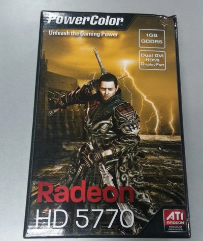 Лот: 5519631. Фото: 1. Видеокарта Radeon HD5770 (PowerColor... Видеокарты