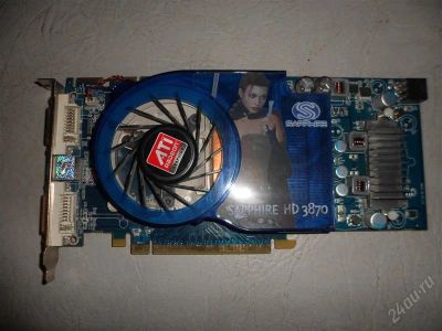 Лот: 1751171. Фото: 1. Видеокарта Radeon HD3870 Sapphire... Видеокарты