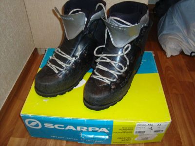 Лот: 7168870. Фото: 1. Ботинки альпинистские Scarpa Vega... Альпинизм и скалолазание