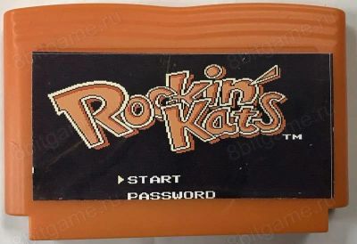 Лот: 13344065. Фото: 1. ROCKING CAT картридж 8-bit... Игры для консолей