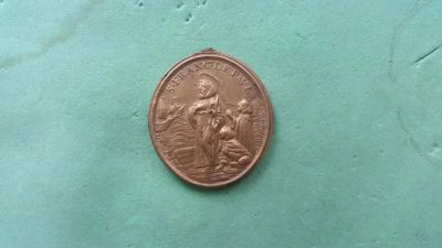 Лот: 10782907. Фото: 1. антикварный кулон подвеска святой... Другое (антиквариат)