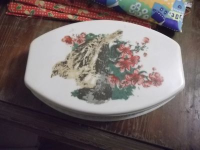 Лот: 11550719. Фото: 1. Шкатулка пластмассовая, с рисунком... Шкатулки