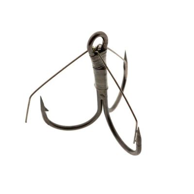 Лот: 16782215. Фото: 1. Крючок тройной KOSADAKA Weedless... Леска, блесны, крючки, мормышки