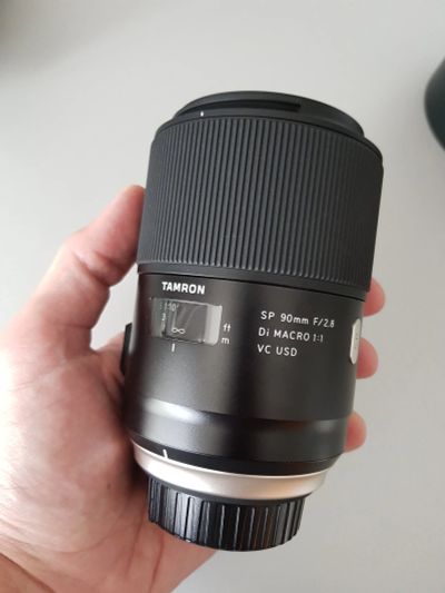 Лот: 11723136. Фото: 1. Tamron SP 90mm f/2.8 Di VC USD... Объективы