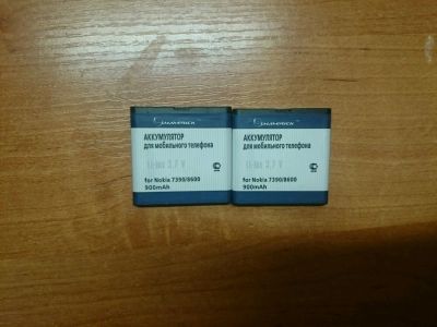Лот: 11927325. Фото: 1. Аккумулятор для Nokia 7390/8600. Аккумуляторы