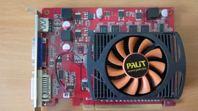 Лот: 22032267. Фото: 1. Видеокарта Palit "GeForce GT 240... Видеокарты