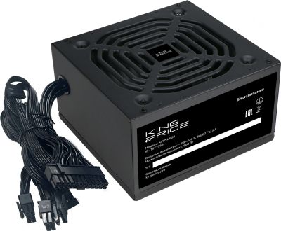 Лот: 21637283. Фото: 1. 600W KingPrice KPPSU600 (24+2x4... Корпуса, блоки питания