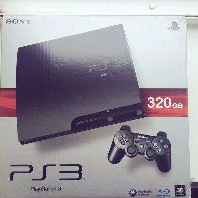 Лот: 5924408. Фото: 1. Playstation 3 (ps3) slim, 320гб... Игровые приставки, консоли