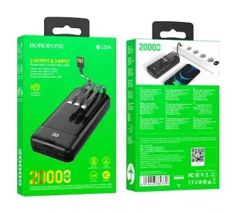 Лот: 21577687. Фото: 1. Внешний аккумулятор 20000 mAh... Внешние, портативные аккумуляторы для смартфонов (Power bank)