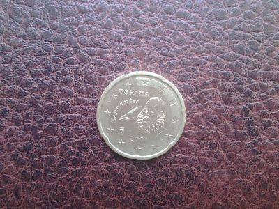 Лот: 4737463. Фото: 1. 20 евроцентов,Испания,2001г. ОБМЕН... Европа