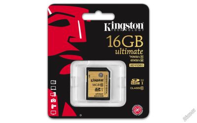 Лот: 4566958. Фото: 1. карта памяти SDHC 16GB Kingston... Карты памяти