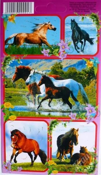 Лот: 2316854. Фото: 1. наклейки "лошади" новые. Другое (игрушки)