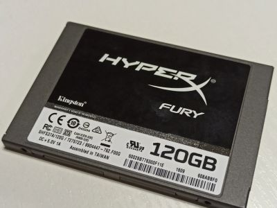 Лот: 17596756. Фото: 1. SSD Диск HyperX Fury 120Gb. SSD-накопители
