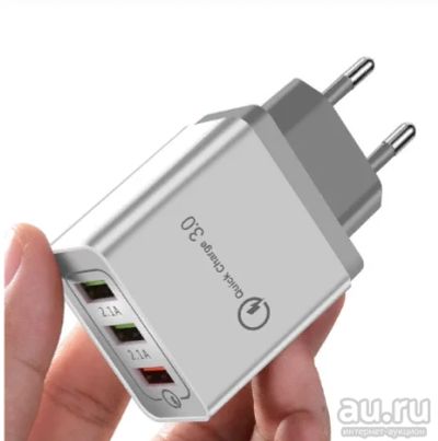 Лот: 13666774. Фото: 1. Olaf USB зарядное устройство... Зарядные устройства, блоки питания, адаптеры сетевые для смартфонов