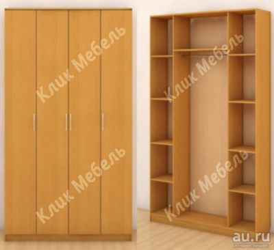 Лот: 9017220. Фото: 1. Шкаф Распашной 4.16.01. Шкафы, шкафы-купе