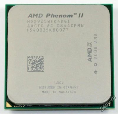 Лот: 5893518. Фото: 1. Процессор AMD Phenom II X4 925... Процессоры