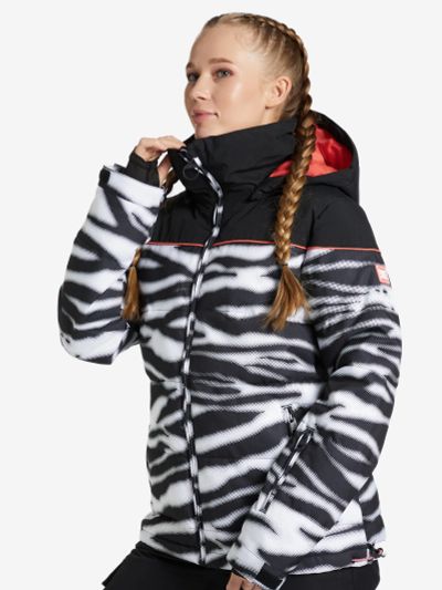 Лот: 22492380. Фото: 1. Пуховик женский DC Shoes, Мультицвет. Другое (спортивная одежда)
