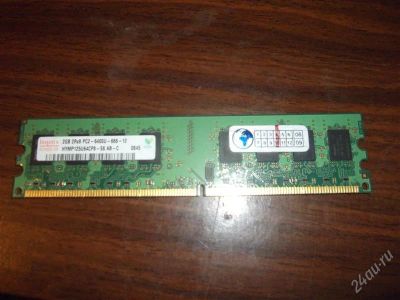 Лот: 2053490. Фото: 1. Hynix 2gb DDR2 800 PC2 - 6400U... Оперативная память