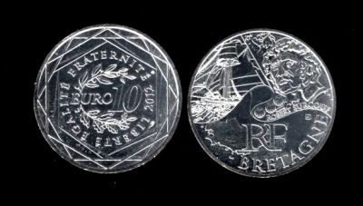 Лот: 8272937. Фото: 1. Франция. 10 евро 2012 (серебро... Европа