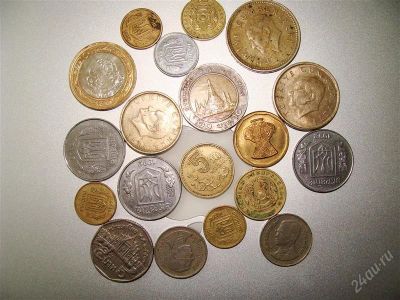 Лот: 1572905. Фото: 1. Кучка иностранных монет с рубля... Другое (монеты)