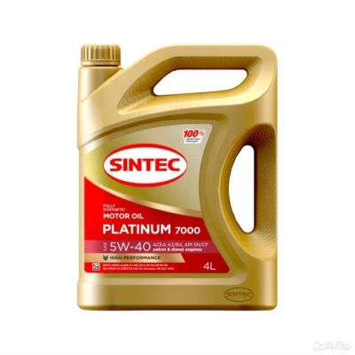 Лот: 22529367. Фото: 1. Моторное масло sintec Platinum... Масла, жидкости