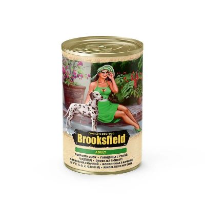 Лот: 16212560. Фото: 1. Adult Dog Говядина/утка/рис консервы... Корма