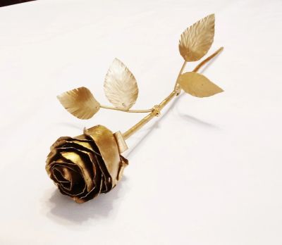 Лот: 13208209. Фото: 1. Кованая арома роза #2 Золото Доставка. Другое (сувениры, подарки)