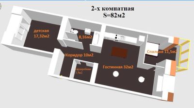 Лот: 9807473. Фото: 1. Квартира с красивым видом на город... Квартиры, студии