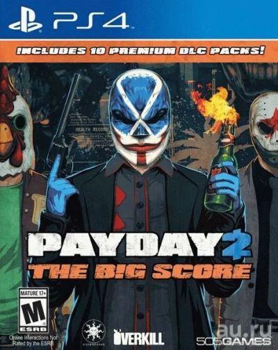 Лот: 13350470. Фото: 1. Payday 2: The Big Score [PS4... Игры для консолей