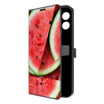 Лот: 25542823. Фото: 1. Чехол Krutoff Eco Book "Арбуз... Чехлы, бамперы