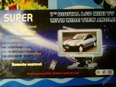 Лот: 2289763. Фото: 1. Телевизор SUPER SP-700 7 дюймов... Телевизоры