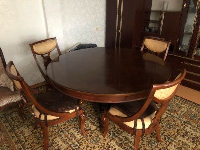 Лот: 16538930. Фото: 1. Комплект мебели (стол+стулья). Столы, стулья, обеденные группы