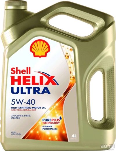 Лот: 13662744. Фото: 1. Shell Helix Ultra 5w40 4 л моторное... Масла, жидкости